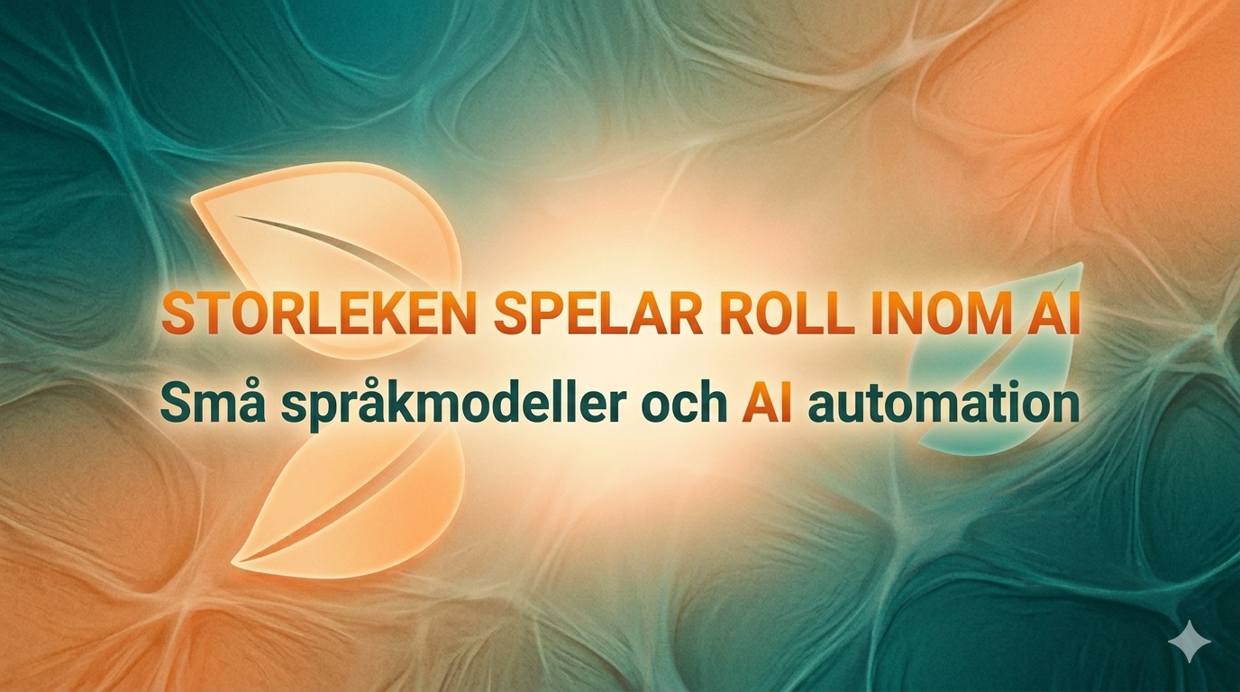 Små språkmodeller kan bli den verkliga revolutionen för AI automation